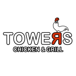 Towers Chicken and Grill logo.